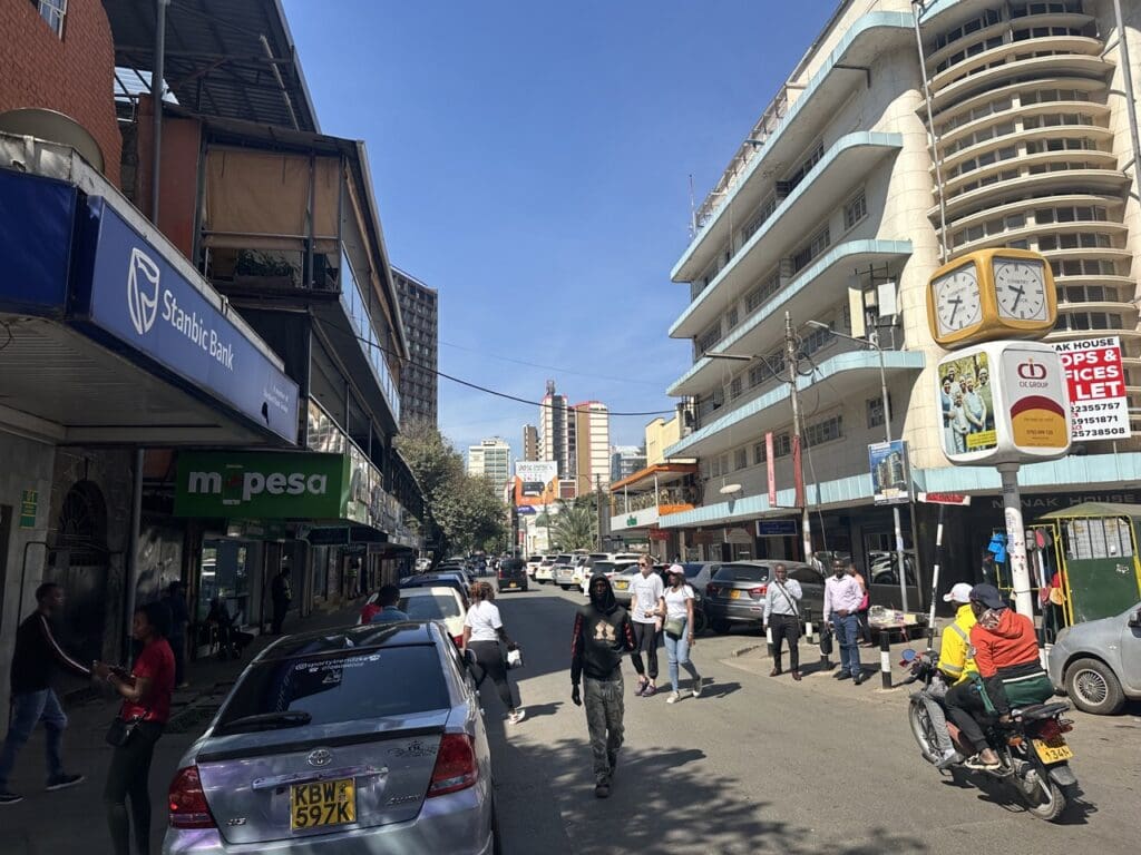 CBD street Nairobi