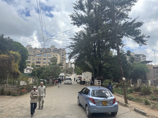 Street in Parklands Nairobi
