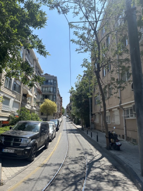 cute street in moda, kadikoy istanbul