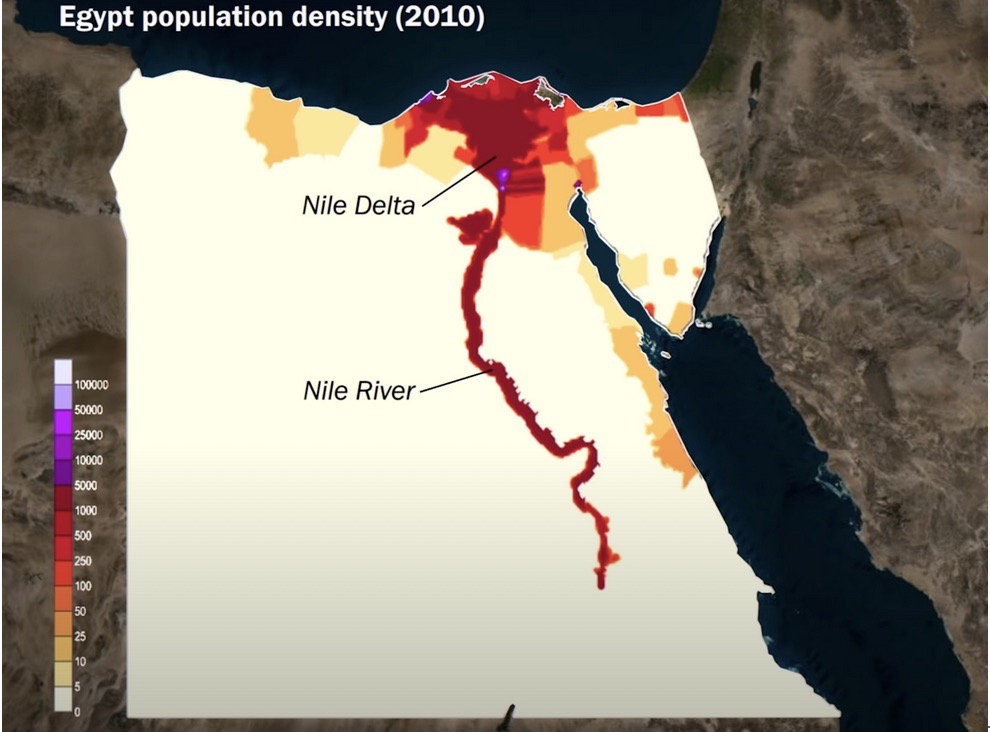 population density egypt